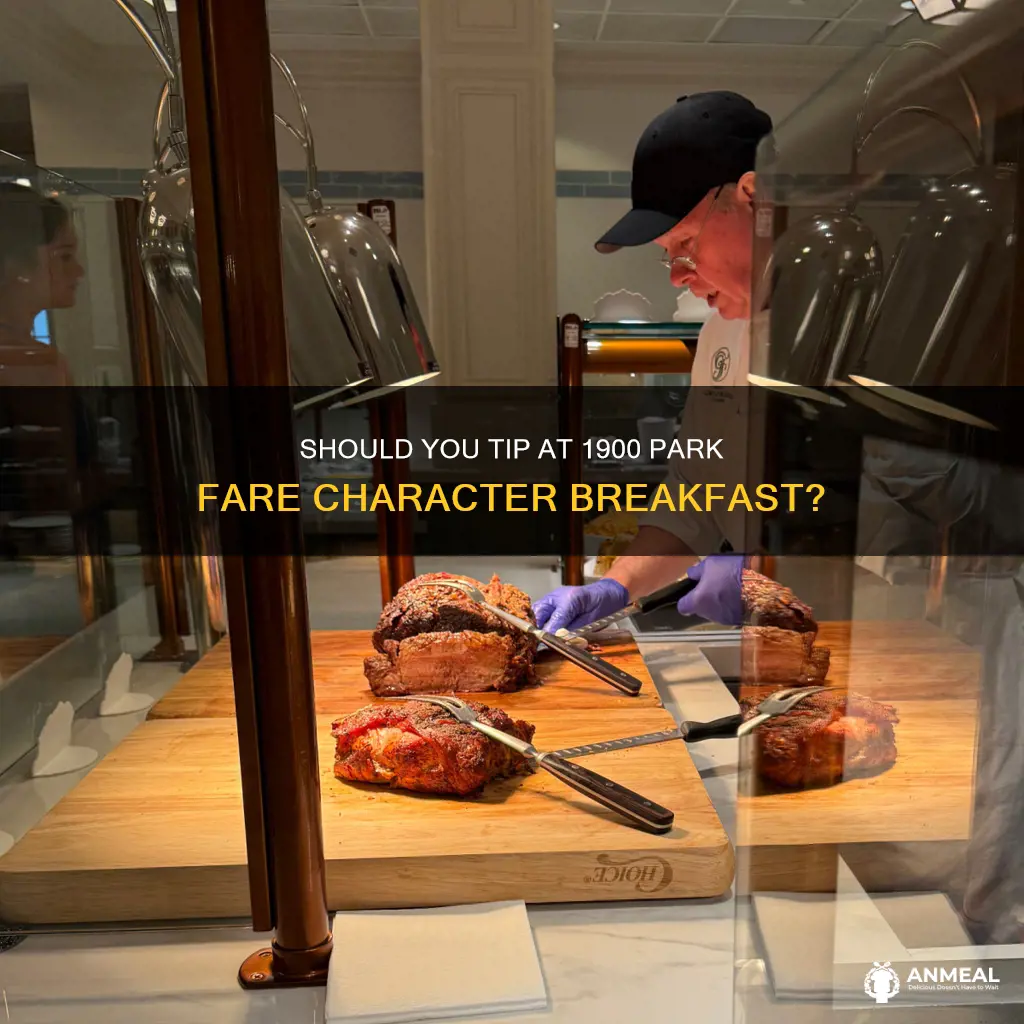 do u tip at 1900 park fate chatacter breakfast