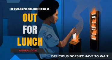 Lunch Break Logistics: USPS Employees' Clock-Out Conundrum