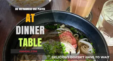 Vietnamese Dining Etiquette: Plates or Traditional Trays at the Table?