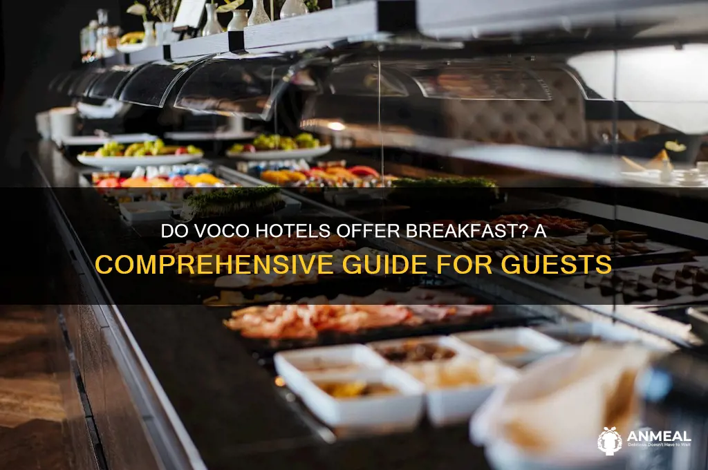 do voco hotels offer breakfast
