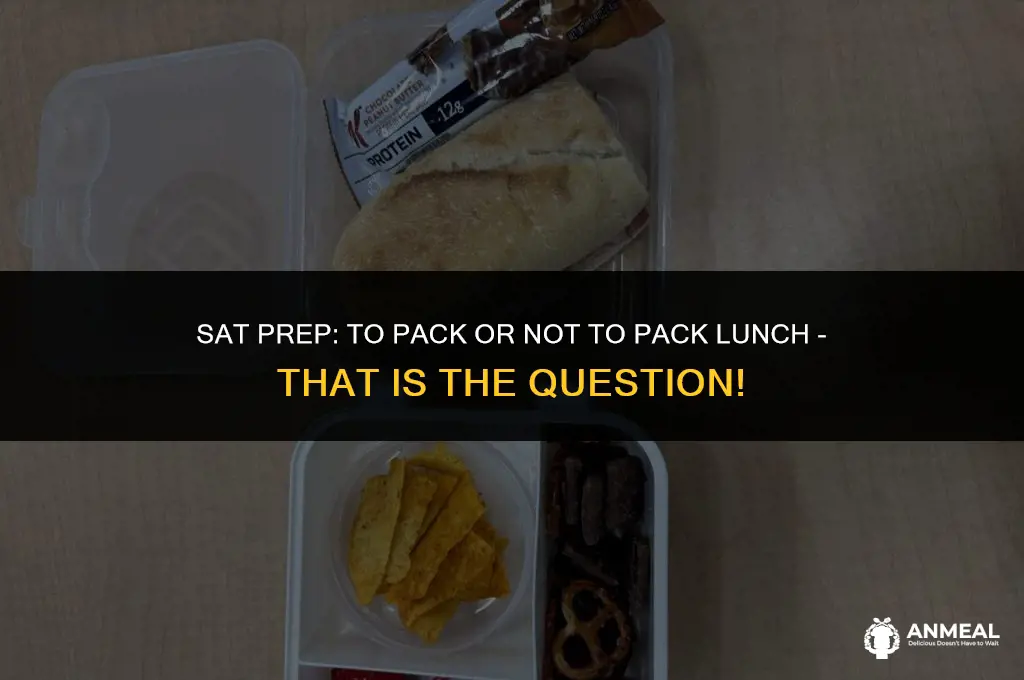 do we bring lunch for sat