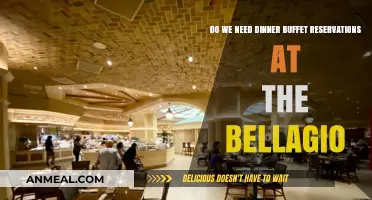 Bellagio Dinner Buffet: Are Reservations Necessary for Your Visit?