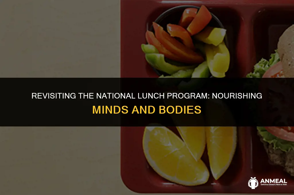 do we need the national lunch program
