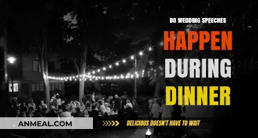 When Do Wedding Speeches Typically Occur: Dinner or Otherwise?