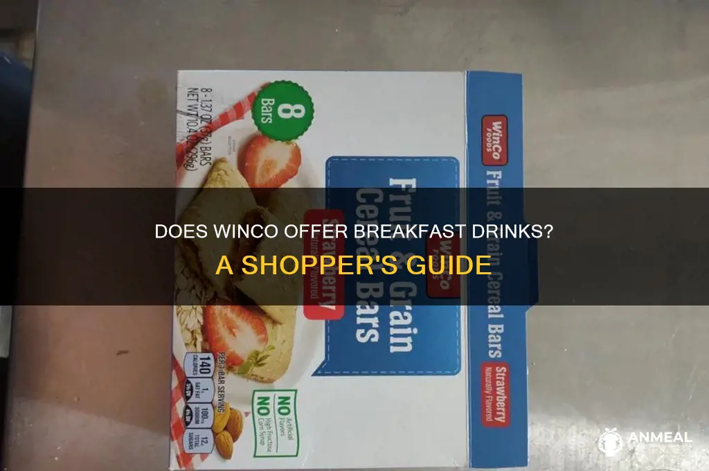 do winco sell breakfast drinks
