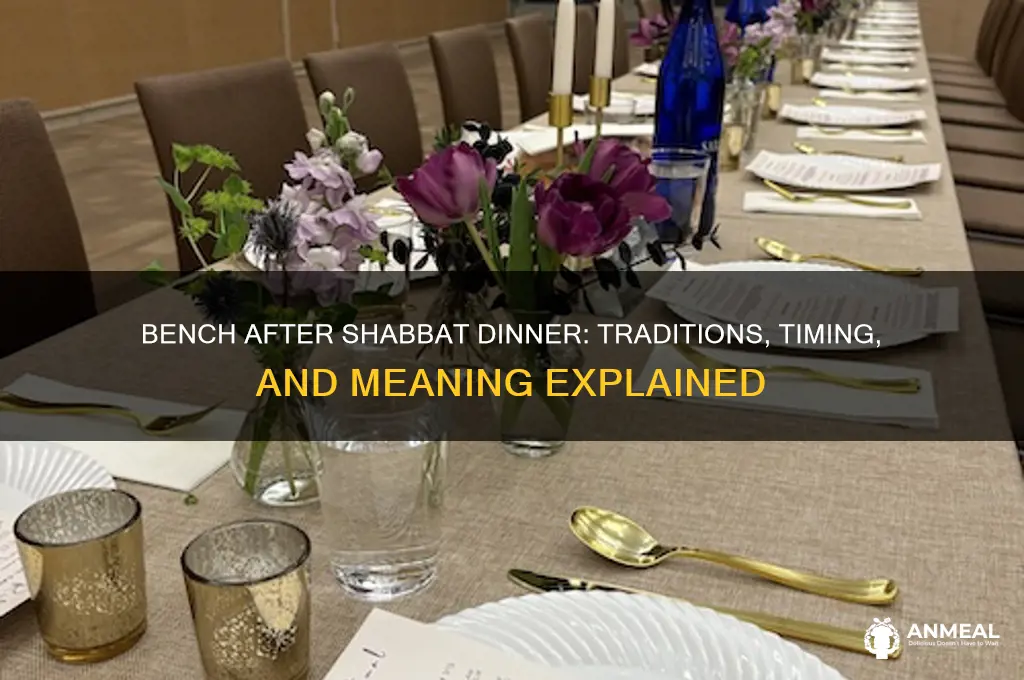 do you bench after shabbat dinner