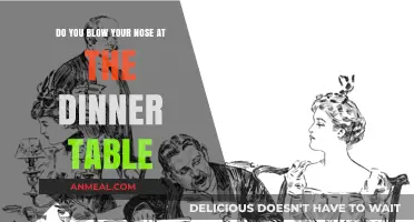 Dinner Table Etiquette: Is Nose-Blowing Ever Acceptable?