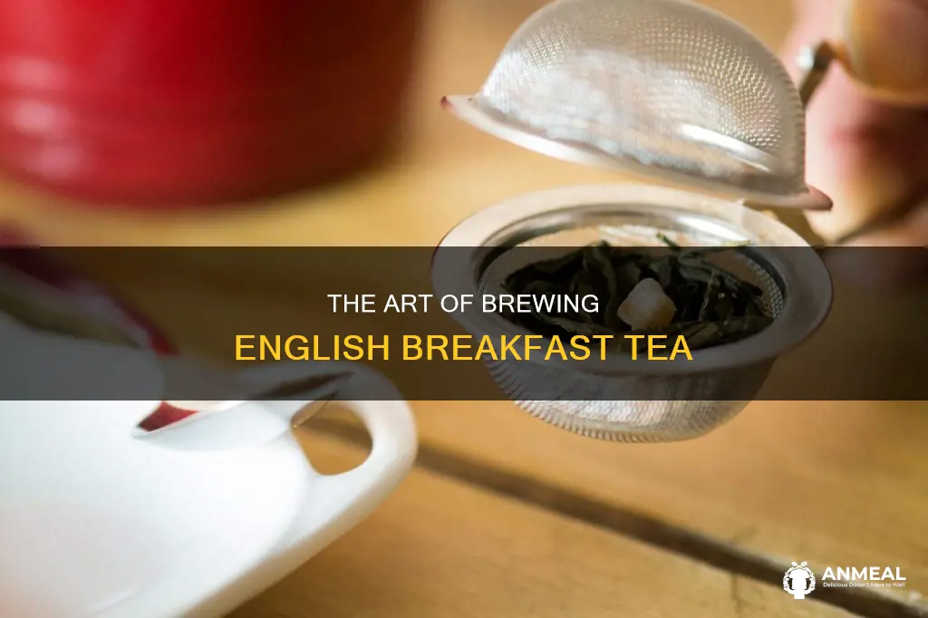 do you boil english breakfast tea with milk