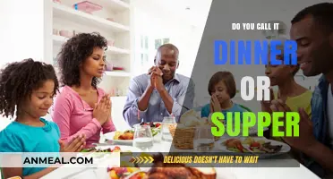 Dinner or Supper: Decoding the Great Meal Name Debate