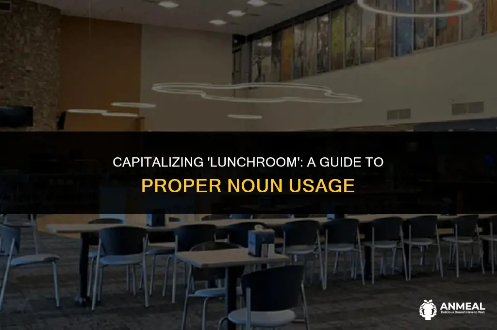 do you capitalize lunch room