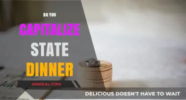 Capitalizing State Dinner: Proper Etiquette and Grammar Rules Explained