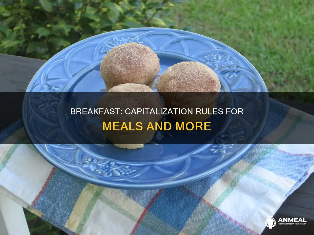do you capitalize the word breakfast