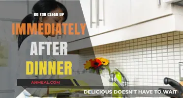 Post-Dinner Cleanup: Why Waiting Might Not Be Worth It