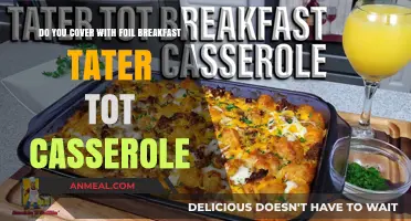 How to Make Tater Tot Casserole: Foil-Covered Breakfast