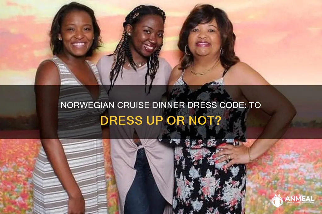 do you dress up for dinner on a norwegian cruise