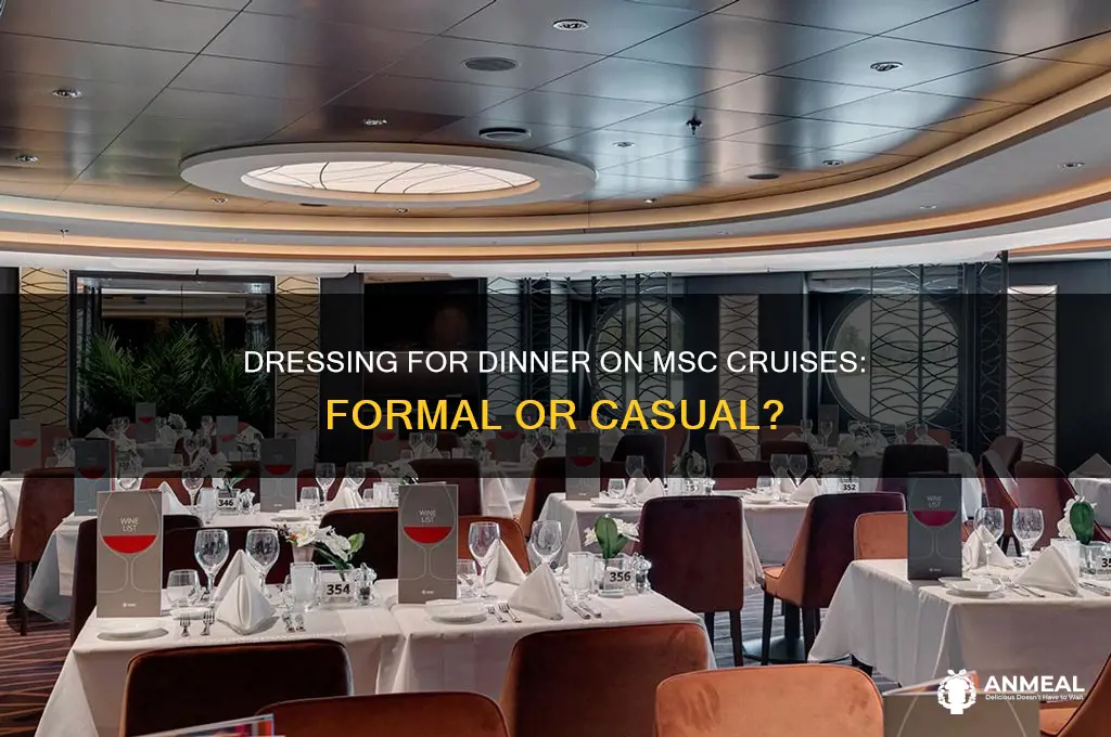 do you dress up for dinner on an msc cruise