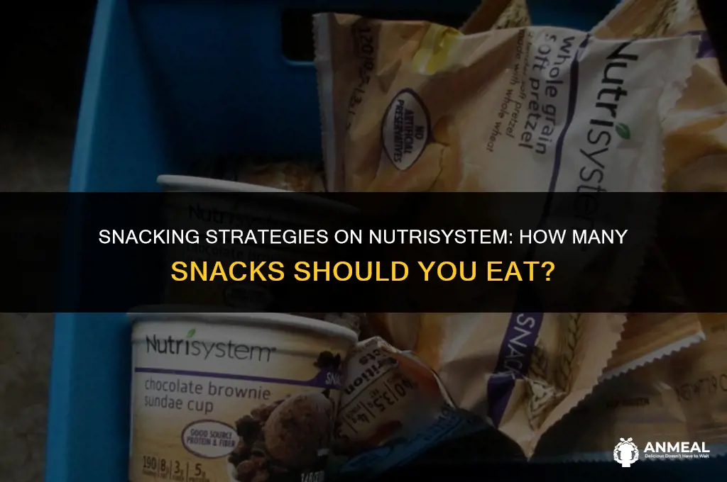 do you eat all 3 snacks on nutrisystem