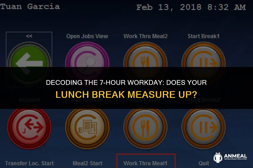 do you get a lunch for 7 hours