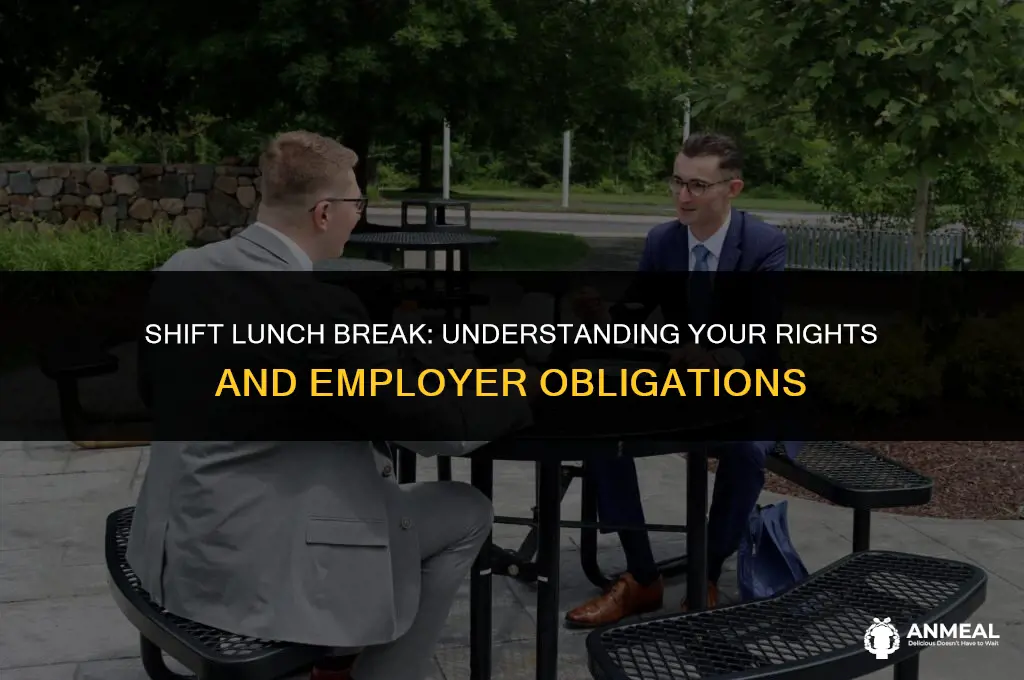 do you get a lunch for a 6 hour shift