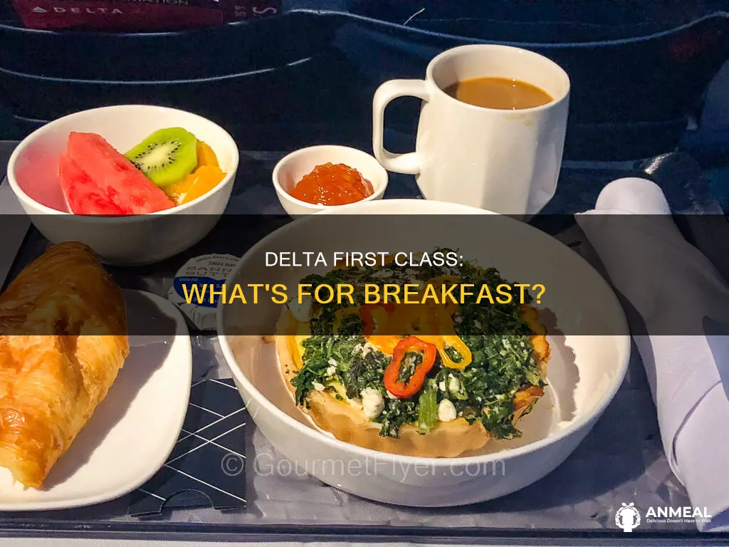 do you get breakfast on delta first class