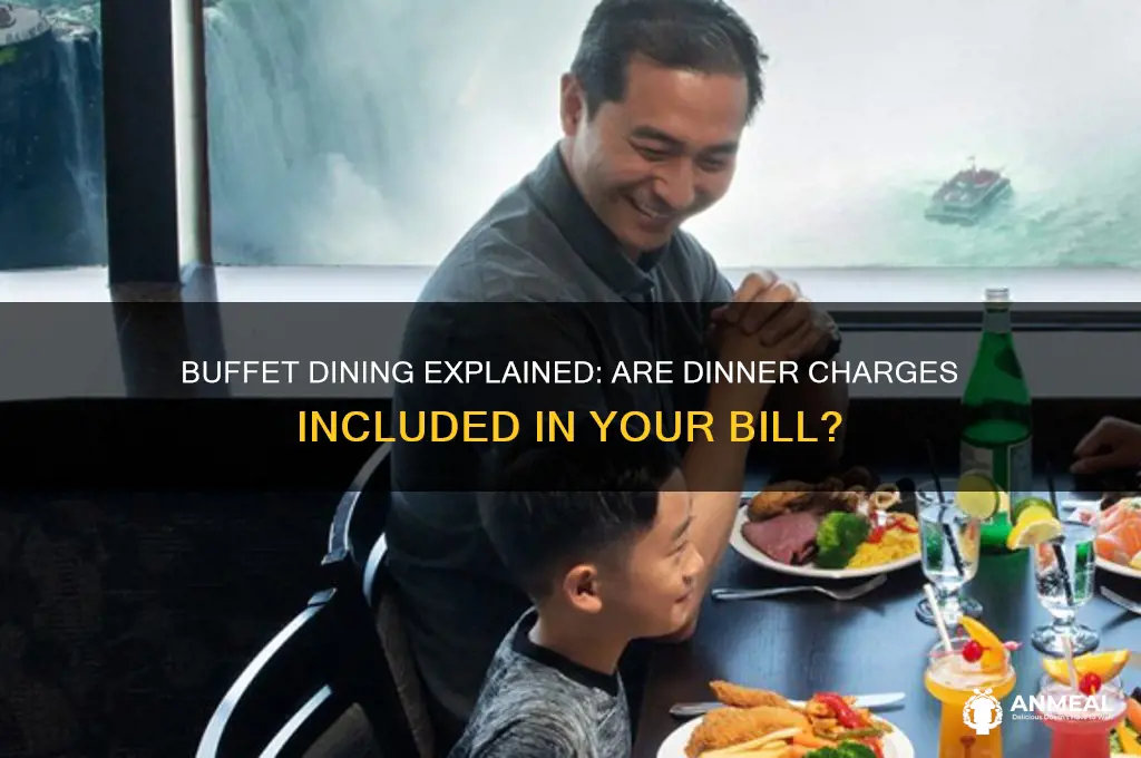 do you get charged for dinner in buffet