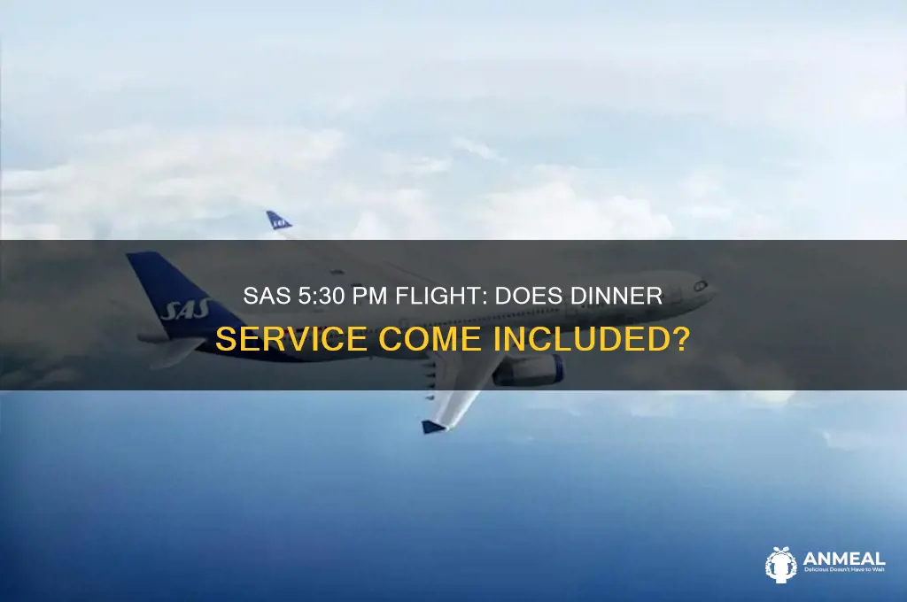do you get dinner on sas 5 30 pm flight