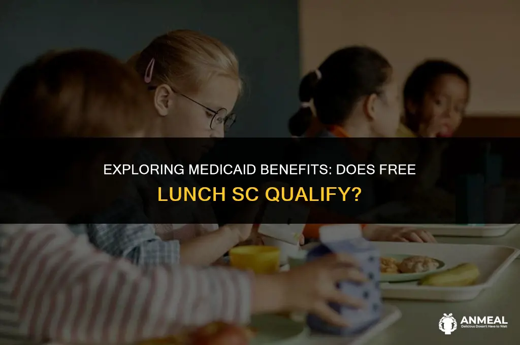 do you get free lunch sc on medicaid