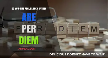 Per Diem Predicament: To Lunch or Not to Lunch?