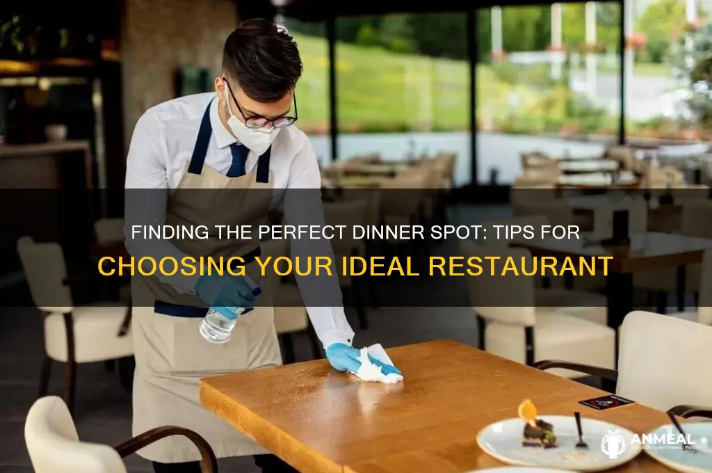do you have a place in mind for dinner
