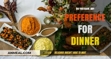 Dinner Preferences: Exploring Your Ideal Evening Meal Choices and Why