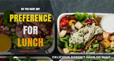 Lunchtime Dilemmas: Exploring Personal Preferences for Midday Meals