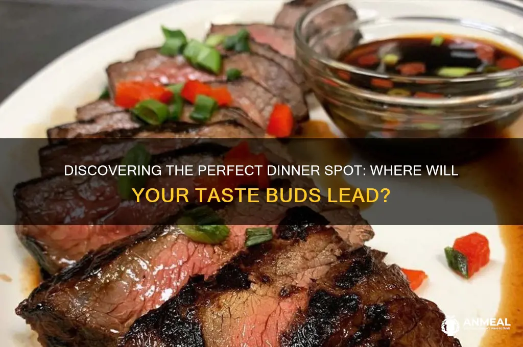 do you have anywhere special in mind for dinner