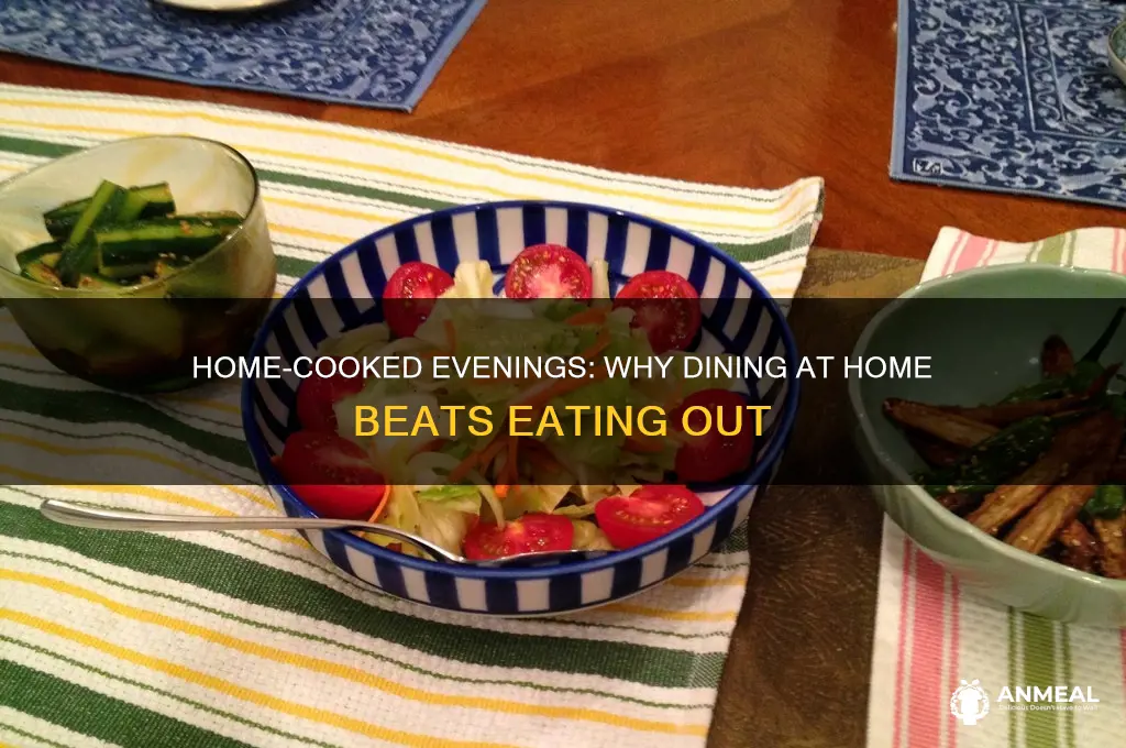 do you have dinner at home