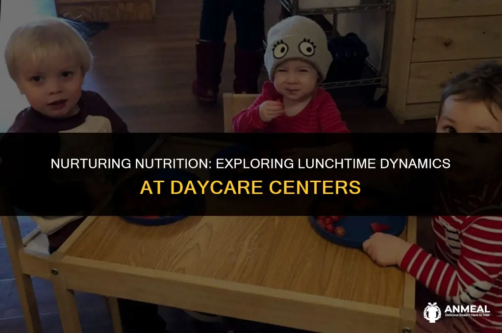 do you have lunch at daycare