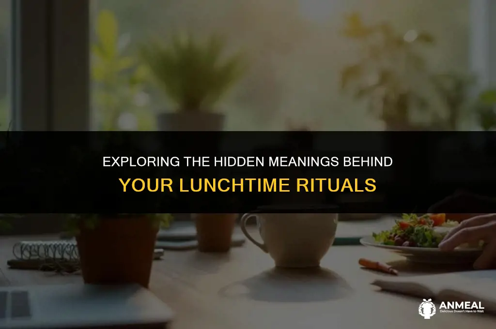do you have lunch meaning