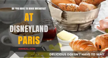 Breakfast at Disneyland Paris: Book or Walk-in?