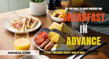 Premier Inn Breakfast: Book in Advance or Walk In?