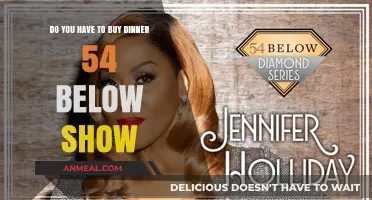 Dining Dilemma: Is Buying Dinner Mandatory at 54 Below Shows?