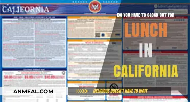California Lunch Break Laws: Do You Need to Clock Out?