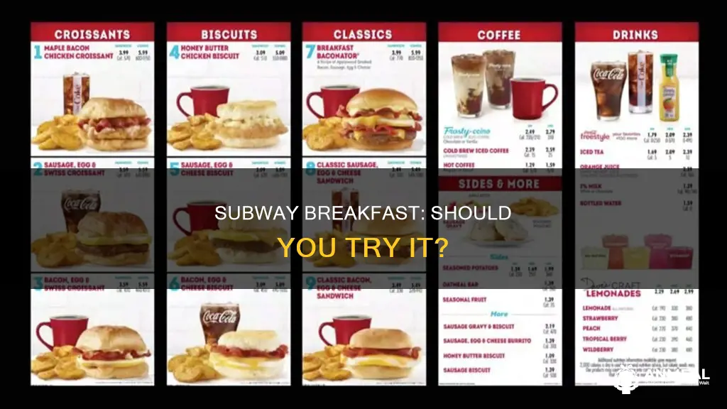 do you have to get breakfast at subway