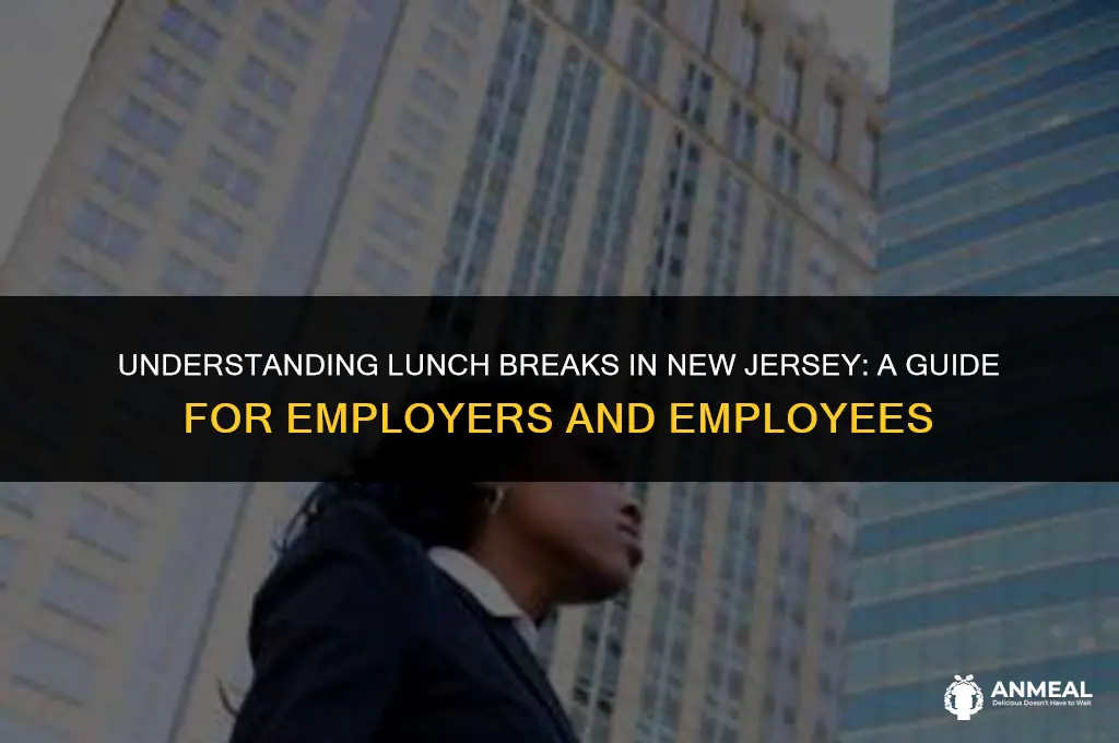 do you have to give a lunch in new jersey