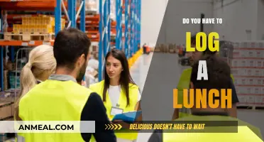 Lunch Break Logistics: To Log or Not to Log?