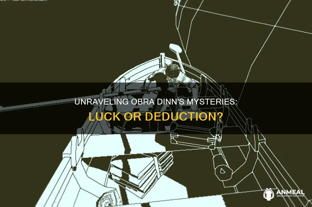 do you have to lucky guess in obra dinn