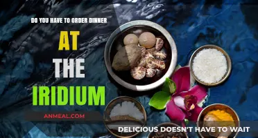 Dining at Iridium: Must You Order Dinner? Here's What to Know