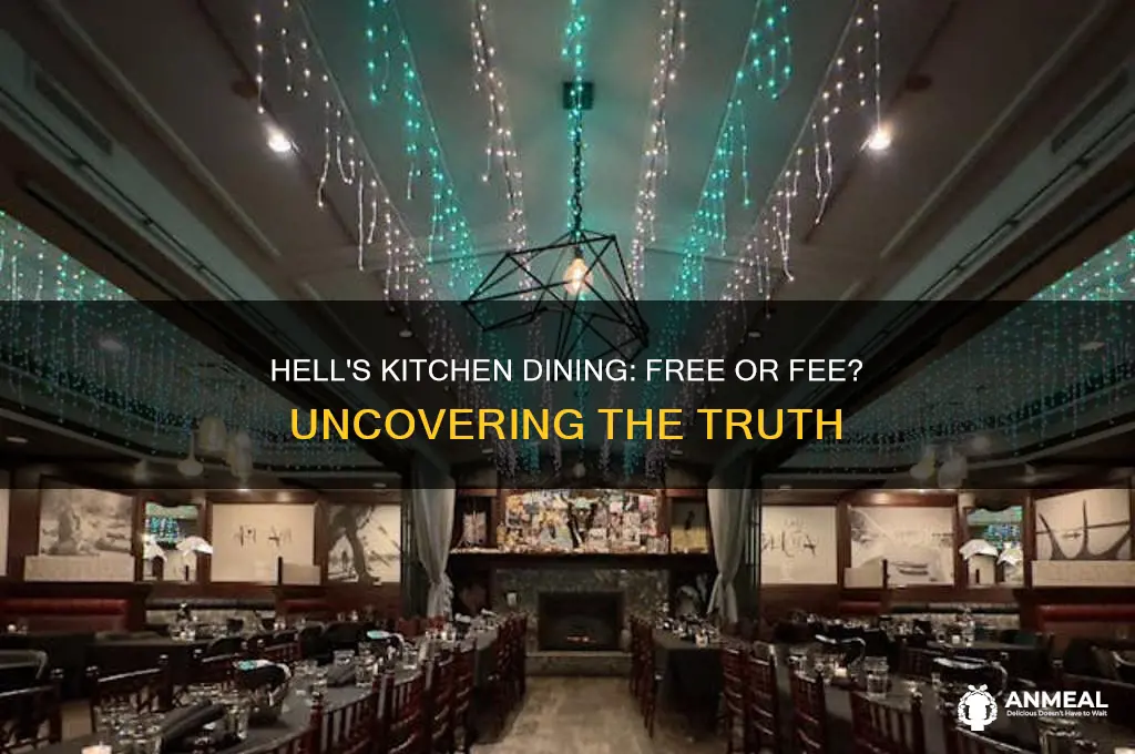 do you have to pay for dinner at hell