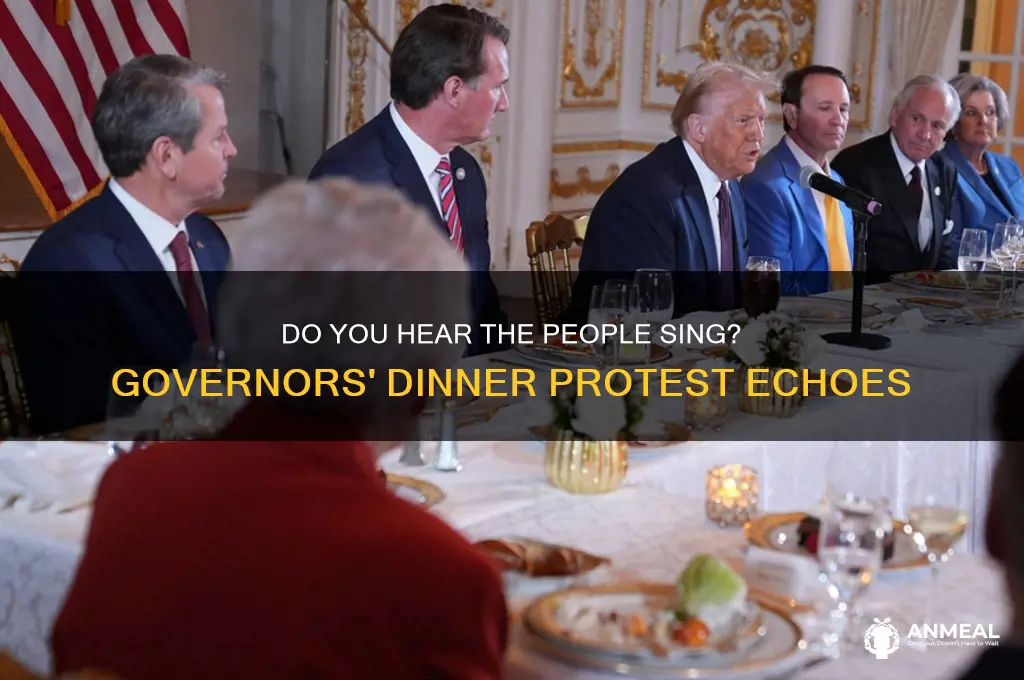 do you hear the people sing governors dinner