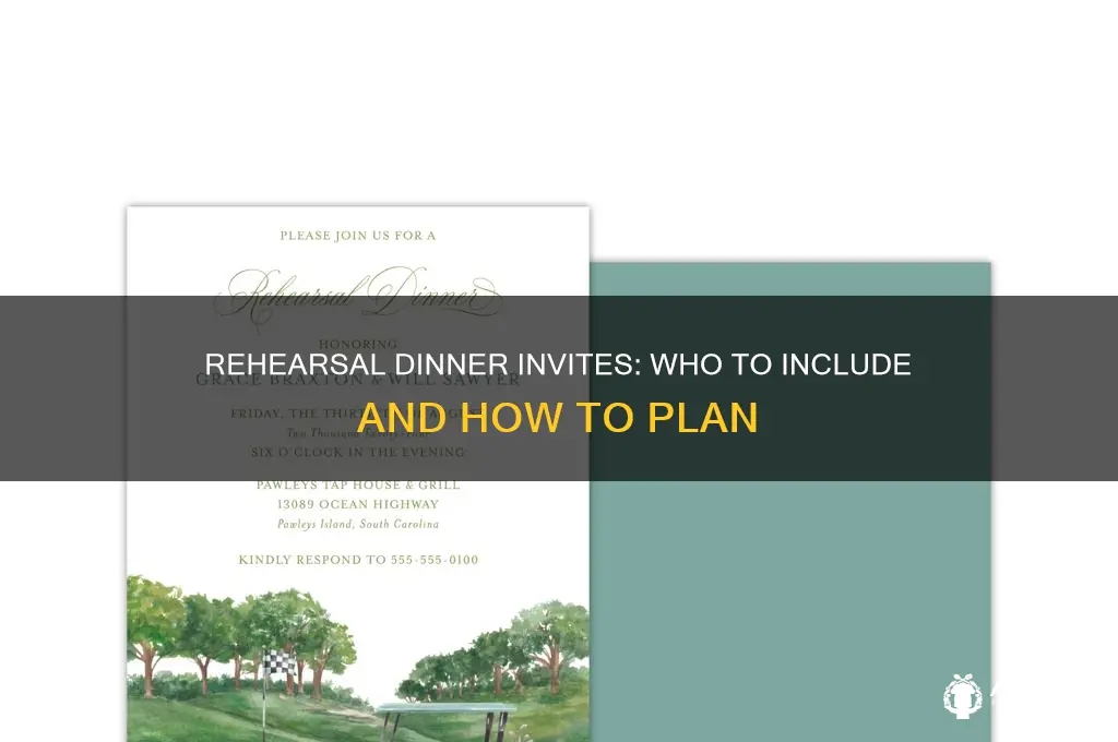 do you invite to rehersal or rehersal dinner