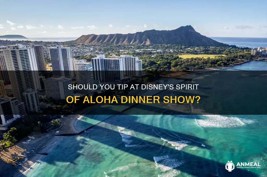 do you leave gratuity at spirit of aloha dinner show
