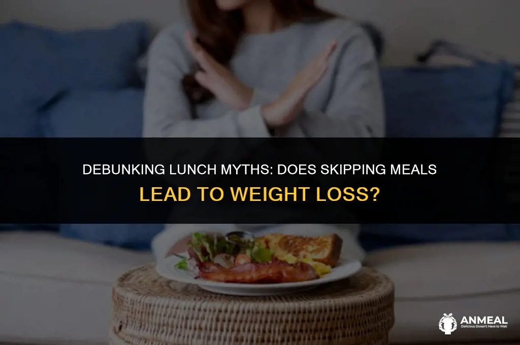 do you lose weight by skipping lunch