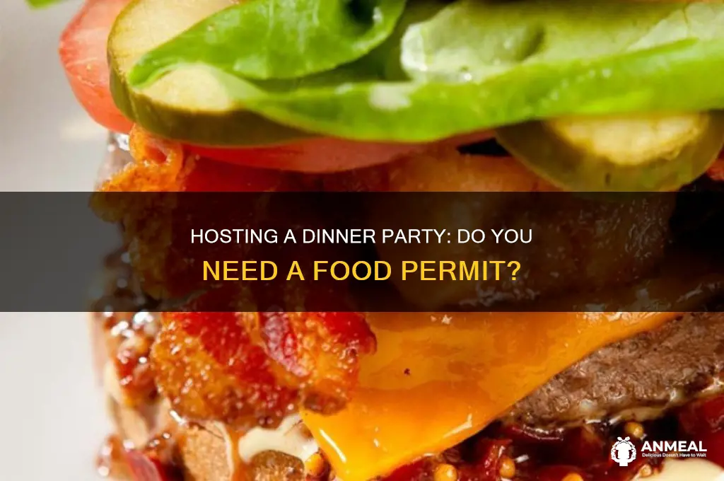 do you need a food permit for a dinner party